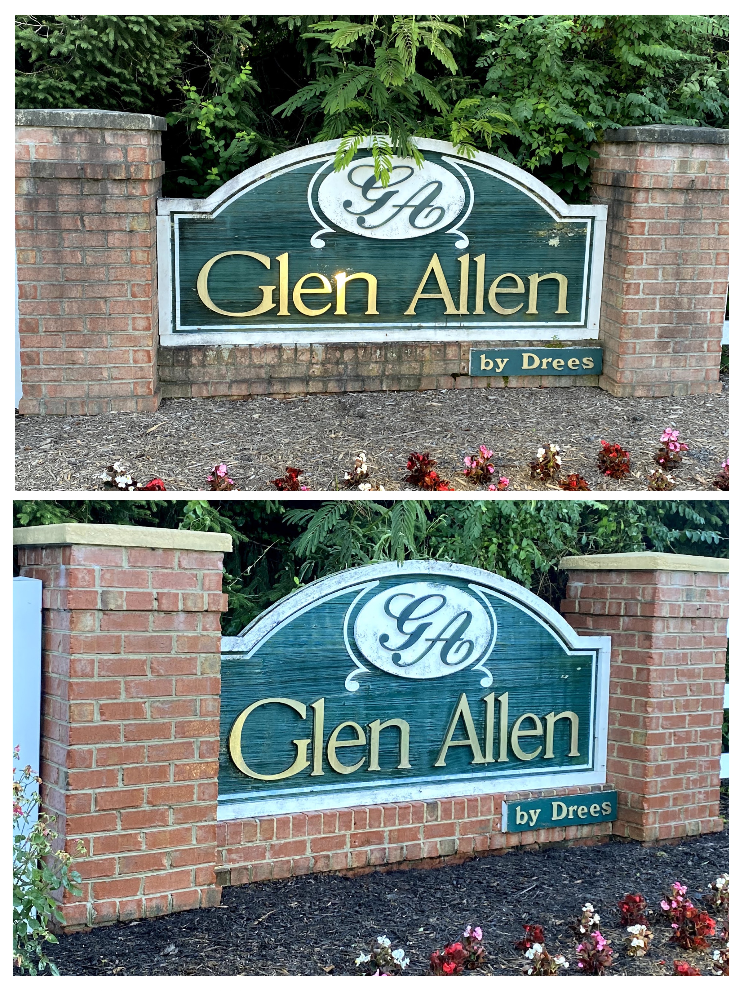 Premier Neighborhood Entry Sign Cleaning (HOA/Commercial Cleaning) 